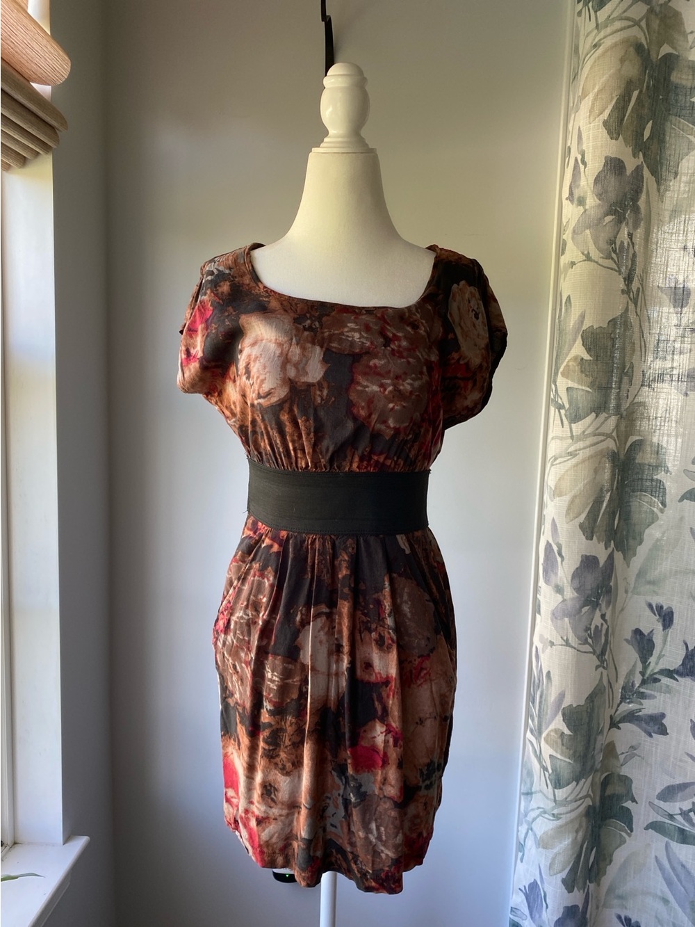 Y2K Floral Whimsigoth Dress Small